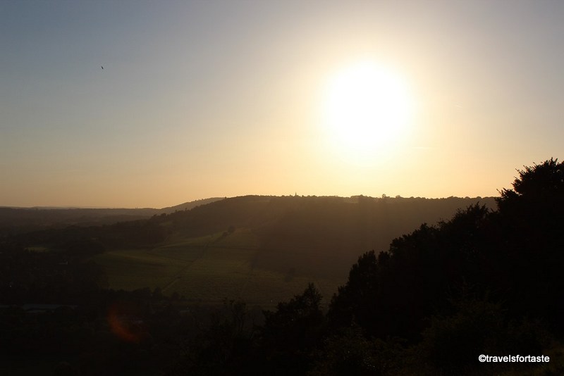 Family days out - Sunset at Box Hill, Surrey